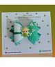 NYRA DESIGN STUDIO Doll & Bow Detailed Hair Clip - Green