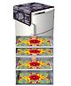 Dakshya Industries Fridge Top Cover and Fridge Mat Combo Set of 5