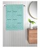 FABINALIV Set of 2 Green Cartoon 300 GSM Cotton Kids Bath Towels (110X55 cm)