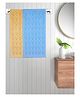 FABINALIV Set of 2 Multicolor Cartoon 300 GSM Cotton Kids Bath Towels (110X55 cm)