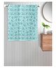FABINALIV Set of 2 Green Floral 300 GSM Cotton Kids Bath Towels (115X55 cm)