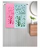 FABINALIV Set of 2 Multicolor Cartoon 300 GSM Cotton Kids Bath Towels (115X60 cm)