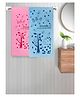 FABINALIV Set of 2 Multicolor Cartoon 300 GSM Cotton Kids Bath Towels (115X60 cm)