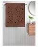 FABINALIV Set of 2 Brown Cartoon 300 GSM Cotton Kids Bath Towels (115X60 cm)