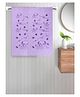 FABINALIV Set of 2 Purple Cartoon 300 GSM Cotton Kids Bath Towels (115X60 cm)