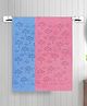 FABINALIV Set of 2 Unisex Multicolor Abstract 420 GSM Cotton Bath Towels (140x70 cm)