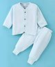 Mom's pet Cotton Full Sleeves Solid Coordinating Thermal Set - Green