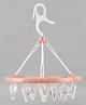 Cloud Shaped Hanger With 20 Hooks - Pink