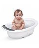 Baybee Lincey Kids Bath Tub for Baby, Mini Swimming Pool for Kids, Bathtub for Baby with Anti Skid Base with Soap Tray & Drain Plug | New Born Baby Bathtub for Kids (Grey)