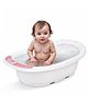 Baybee Lincey Kids Bath Tub for Baby, Mini Swimming Pool for Kids, Bathtub for Baby with Anti Skid Base with Soap Tray & Drain Plug | New Born Baby Bathtub for Kids (Pink)