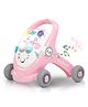 Baybee Oleo Baby Activity Walker for Kids, Baby Walker for Toddlers with Music, LED Light, Rotating Gears & Easy Girp Push Handle (Light Pink)