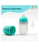Infantso Nasal Cleaner For Newborn Babies, Nasal Aspirator For Kids, Soft Silicone Nose Cleaner For Infants, Mucus Sucker Nasal Cleaner For Congestion & Cold Relief - Green