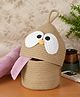 FABINALIV Kids Beige Cartoon Design Multipurpose Foldable Organiser with Lid