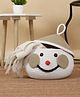 FABINALIV Beige Cartoon Design Cotton Multi Purpose Organiser with Lid