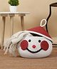 FABINALIV Red Cartoon Design Cotton Multi Purpose Organiser with Lid
