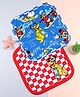Babyhug Disney  Wash Cloth With Mickey Mouse Graphic L 25 x B 25 cm Pack of 2  - Red & Blue