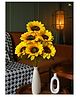 Blooming Floret Artificial Bunch of Sunflower