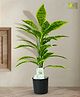 Blooming Floret Polyester Artificial Snake Plant Pot