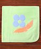 Child World Terry Knit Hand & Face Towels Floral Embroidery L 84 x B 55 cm - Light Green