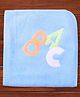 Child World Terry Knit Hand & Face Towels Letter Embroidery L 84 x B 55 cm - Light Blue