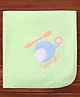 Child World Terry Knit Hand & Face Towels Helicopter Embroidery L 84 x B 55 cm - Light Green
