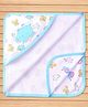 Child World Terry Elephant Embroidered Hooded Bath Towel  L 76.2 x B 76.2 cm - Light Blue
