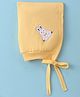 Child World Fleece Winter Cap with Rabbit Patch - Yellow