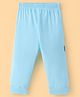 Child World Interlock  Full Length Solid Lounge Pant - Turquoise