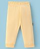 Child World Interlock  Full Length Solid Lounge Pant - Golden