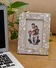 Homearte India Mother of Pearl Photoframe- Off White