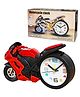 Bunie Motorcycle Design Alarm Clock  Red