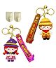 Bunie Cute Cartoon Design Keychain  Multicolor