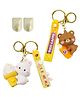 Bunie Cute Cartoon Design Keychain  Multicolor