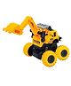 Bunie Friction Powered Mini Excavator Construction Truck Toy for Kids  Multicolor