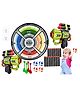 Bunie Gun with Sticky Target Dart, Foam Bullets & Sticky Balls  Multicolor