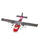 Bunie Sea Rescue Airplane Toy for Kids  Red