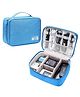 Bunie Multipurpose Travel Organizer Bag for Electronic Accessories  Blue