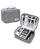 Bunie Multipurpose Travel Organizer Bag for Electronic Accessories  Grey