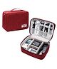 Bunie Multipurpose Travel Organizer Bag for Electronic Accessories  Maroon