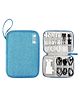 Bunie Electronic Accessories Travel Organizer Bag  Blue