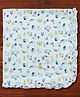 CUCUMBER Interlock Knit Towel  Raiinbow Print L 79 x B 78 cm - Light Blue