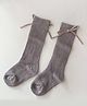 Kidofash Bow Detailed Sock - Grey