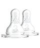 Dr. Brown's Natural Flow Level 3 Silicone Narrow Teats - Pack of 2