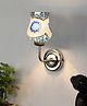 Devansh Multicolor Glass wall mounted Lamp