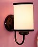 Devansh White & Black  cotton Wall mounted Lamp