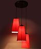 Devansh Cotton Pyramid Cluster Hanging Lamp