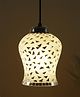 Devansh Multicolor Mosaic Glass Hanging Lamp