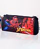 Kuber Industries Pencil Pouch  Multi-Purpose Travel Pouch  Kids Stationary Storage Bag  Pencil Utility School Pouches  Geometry Box  Marvel Spider-Man  Large  Red & Black
