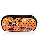 Disney By Kuber Orange & Green Kuber Industries Pencil Pouch Multi-Purpose Travel Pouch 2 Compartments Utility Pouch Waterproof Stationary Bag Geometry Box Disney Minnie Magic Orange & Green