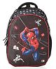 Kuber Industries School-College Bag  Marvel Spiderman Backpack for Boys and Girls  4 Compartment Travel Backpack  Water Resistant Bookbag  Bag for Daily Routine  Kids School Bag  Black